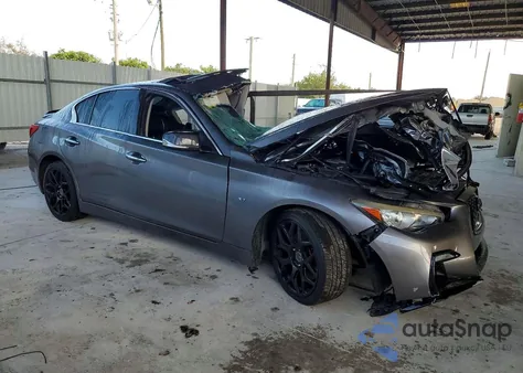 2014 Infiniti Q50 Base из США, поврежденный, VIN JN1BV7APXEM673525